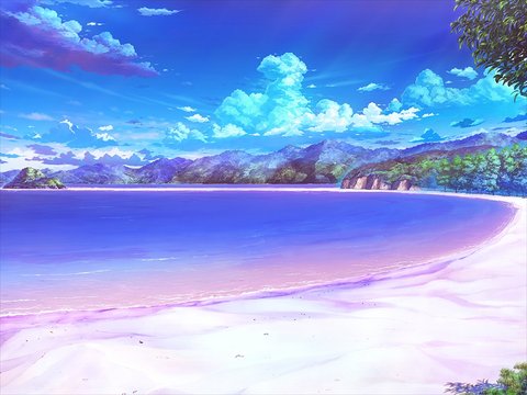 海滩场景